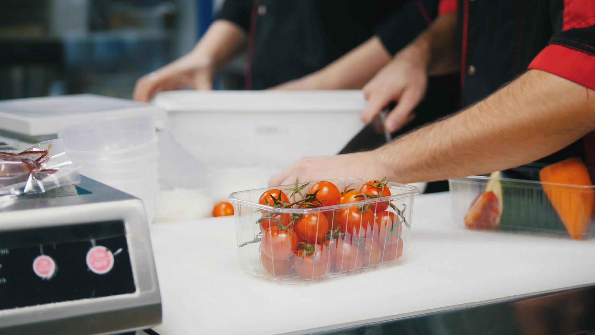Industrial kitchen production line